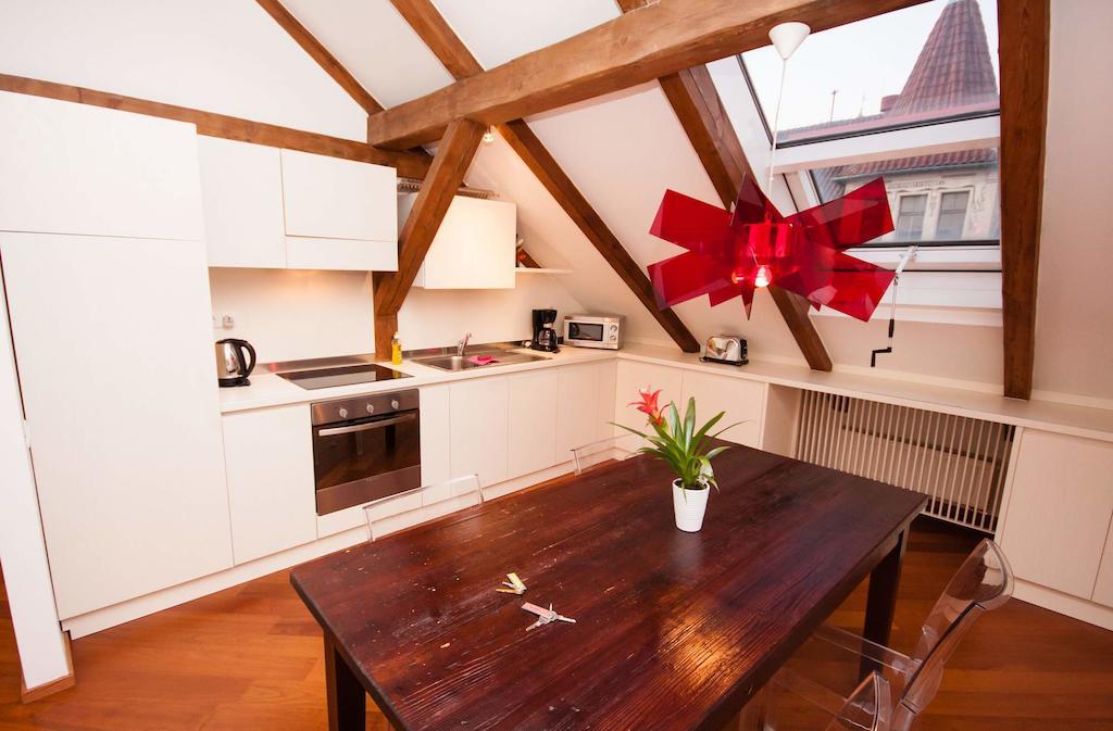 Luxury Loft Apartamento Praga Quarto foto